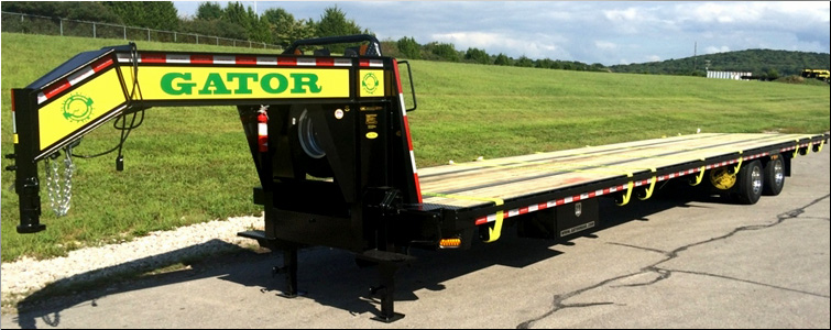 EQUIPMENT TRAILER - TANDEM DUAL GOOSENECK TRAILER FOR SALE  Lewis County, Tennessee